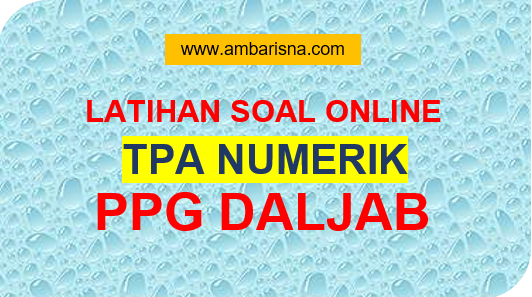 Latihan Soal Online TPA Numerik