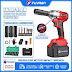 Cek FUYAON【COD】Kunci Impact Tanpa Kabel 660N/990NM Bor Elektrik Impact Bor Listrik Multi-Bit 48V Kunci Impact Motor Tanpa Sikat Bor Impact Baut Mobil Kunci Pas Baterai Lithium Kunci Impact Listrik Kunci Pas APR Bor Impact Baterai di Shopee