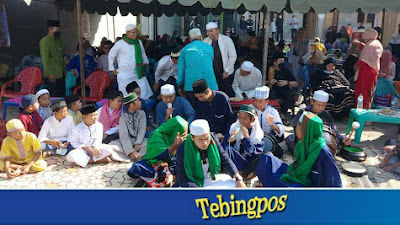 Warga Muslim Tebingtinggi Padati Asbabul Rahmah Guna Mendengar Tausiah Ustadz Taufikurrahim SQ