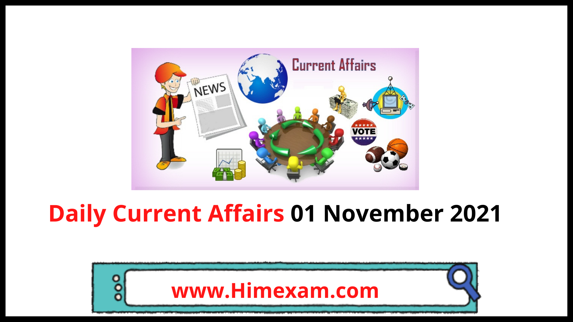 Daily Current Affairs 01 November 2021
