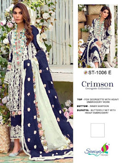 Saniya trendz Crimson ST 1006 Pakistani Suits catalog