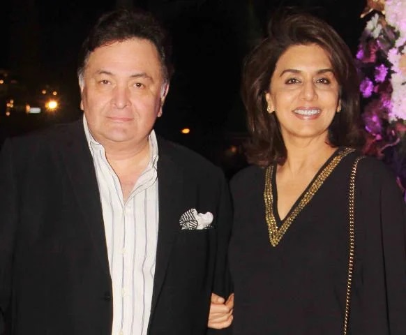 Rishi Kapoor Dengan Istrinya Neetu Singh