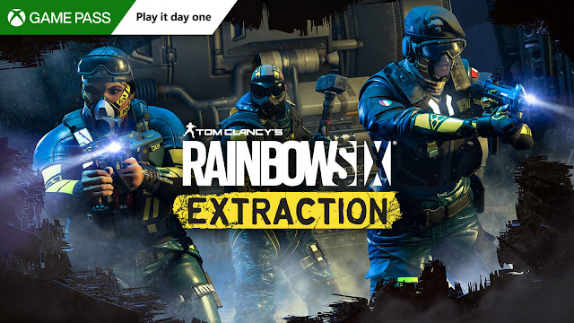 rainbow six extraction xbox game pass ultimate upcoming tom clancy spin-off tactical co-operative shooter r6e game developer publisher ubisoft pc xb1 series x