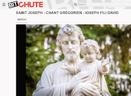 click on pic   -    Saint Joseph - Chant Gregorien - Ioseph fili David