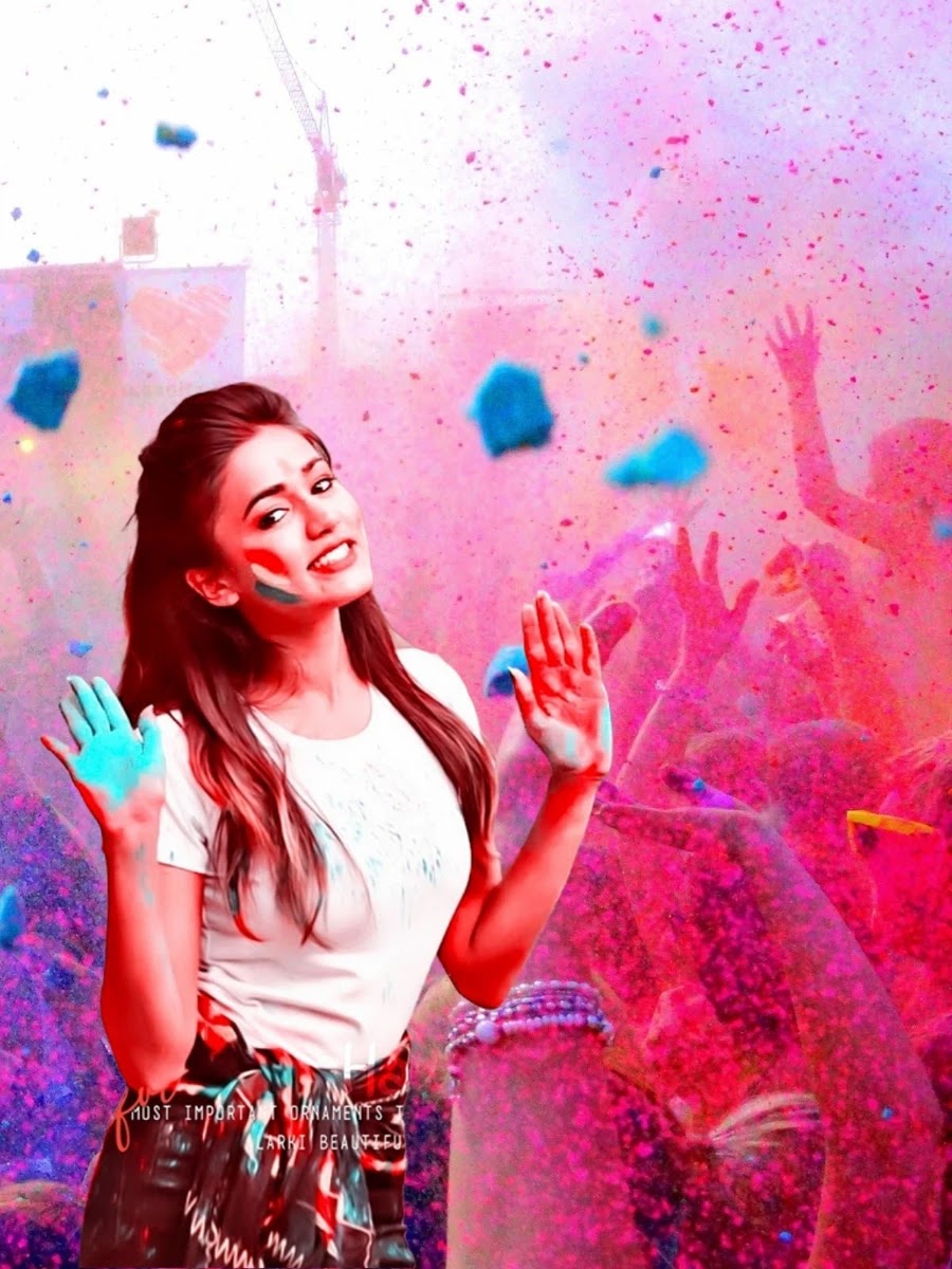 Happy Holi Special Hd Photo Editing Background Images with Girls