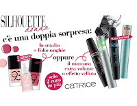 Promozione Silhouette Donna in edicola con mascara o smalto gel e olio per unghie Catrice