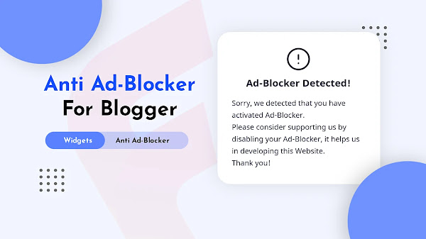 How to add powerful Anti Ad Blocker to your site