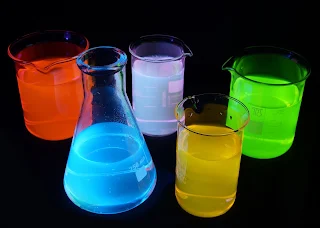 some fluorescent solutions