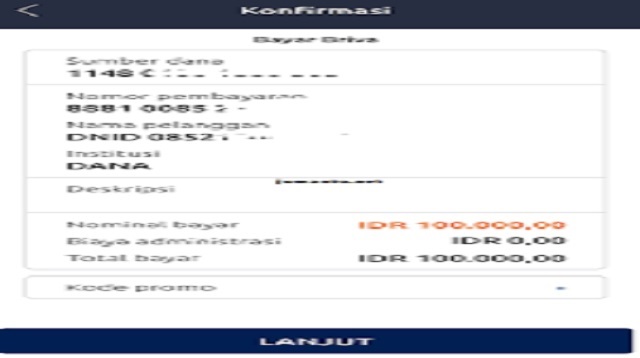  Penggunaan jasa dompet digital saat ini sedang populer karena lebih menguntungkan bagi pe Cara Top Up DANA Lewat ATM BRI Terbaru