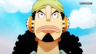 ワンピースアニメ 920話 ワノ国編 | ONE PIECE ウソップ