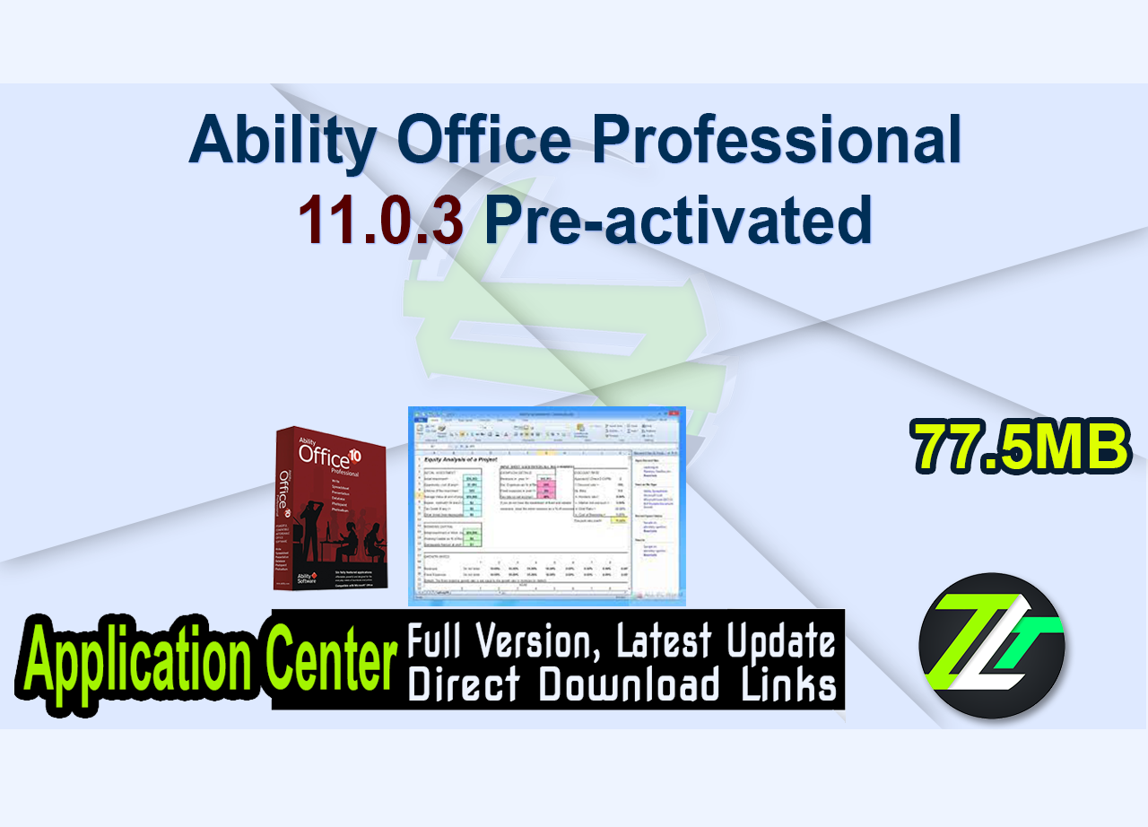 Ability Office Professional 11.0.3 Pre-activated