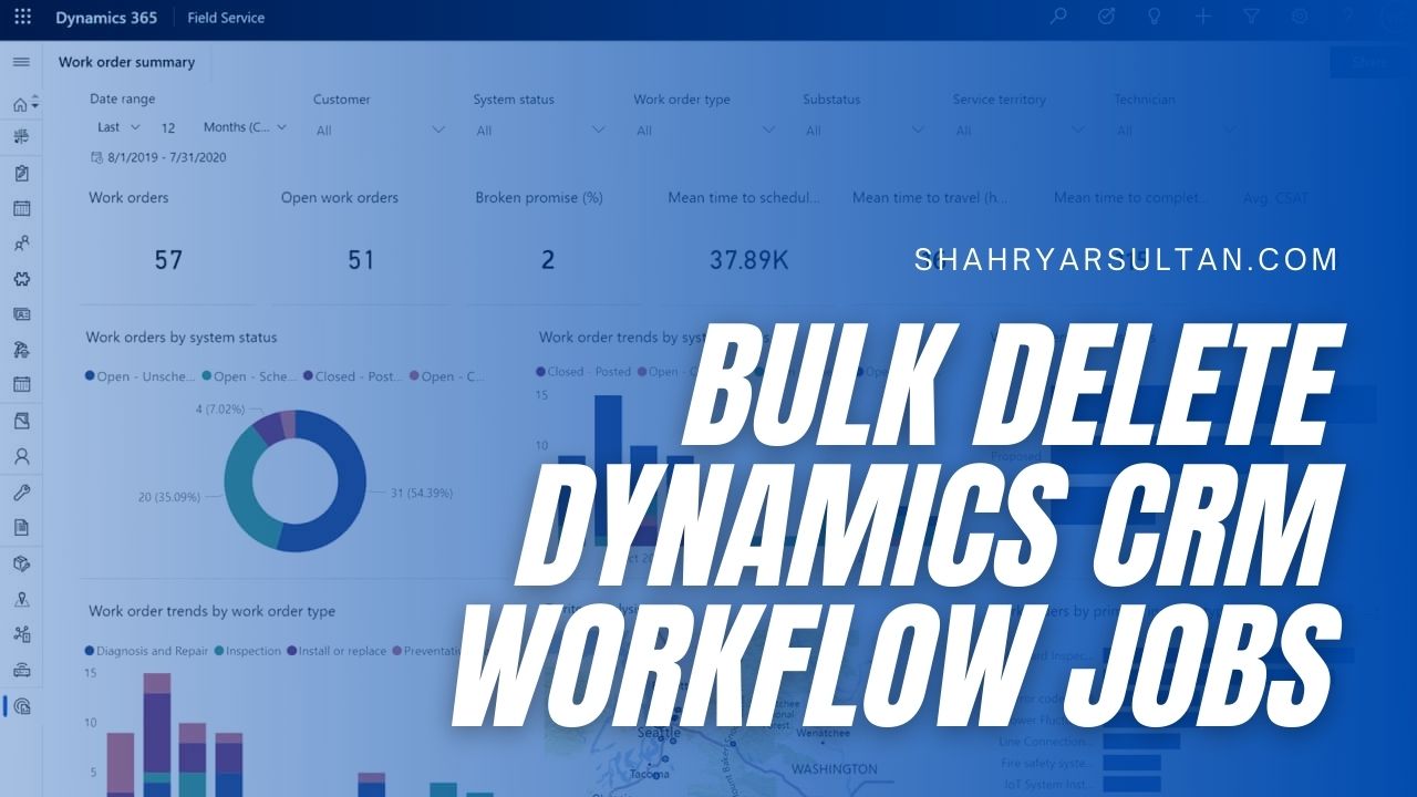 How to Bulk Delete Microsoft Dynamics 365 CRM Workflow Jobs