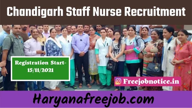 Chandigarh Staff Nurse Recruitment 2021