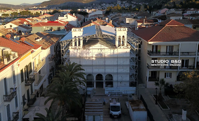 Συνεχίζονται οι εργασίες αποκατάστασης του  Ι.Ν. Αγίου Νικολάου στο Ναύπλιο