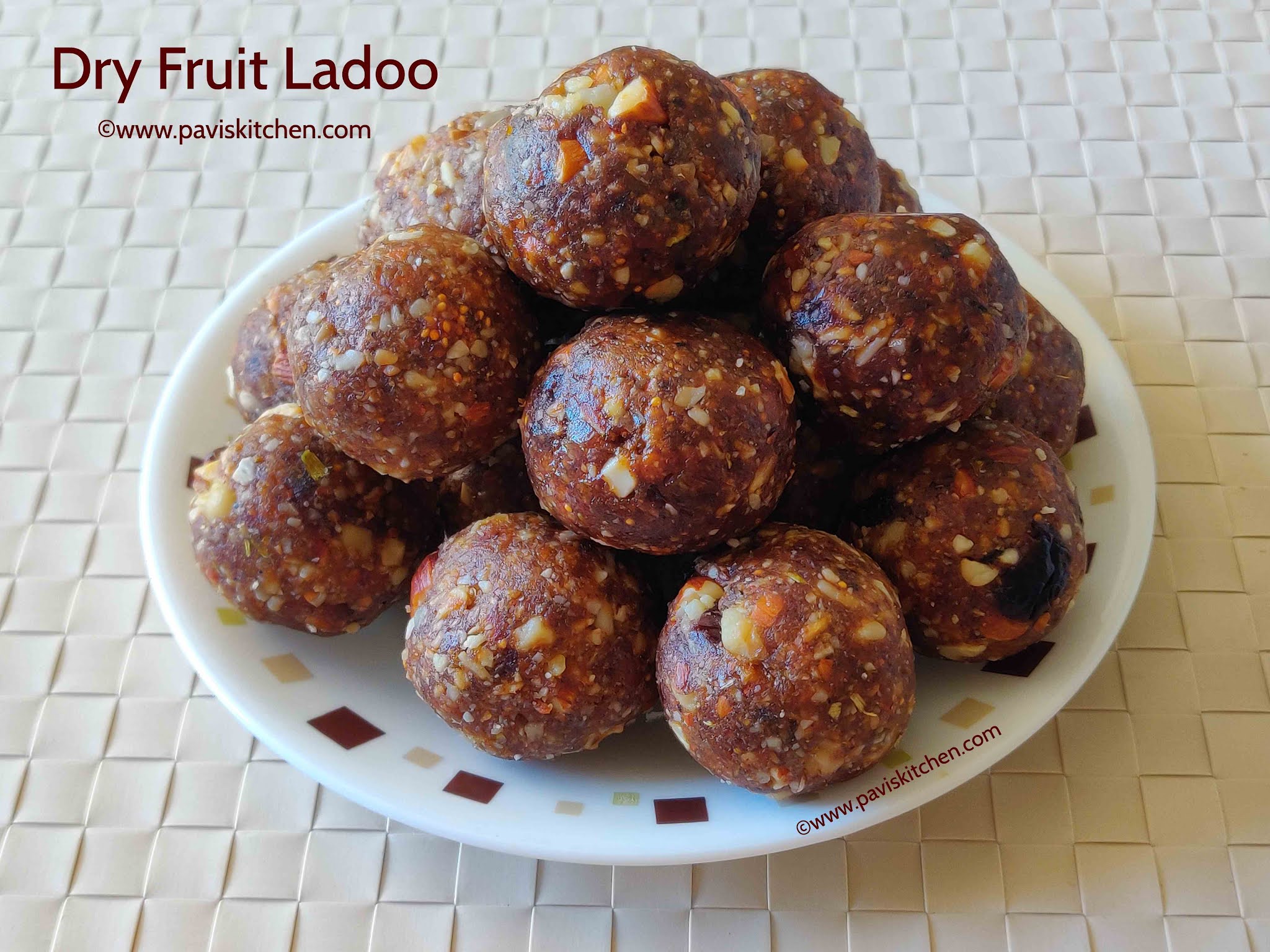 Dry fruit ladoo recipe | Dates ladoo recipe | Khajur ladoo | Dates nuts laddu