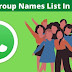 Unique Group Names List In Hindi