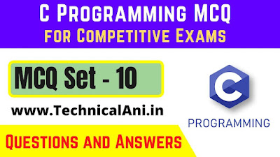 C Programming MCQ with Answers
