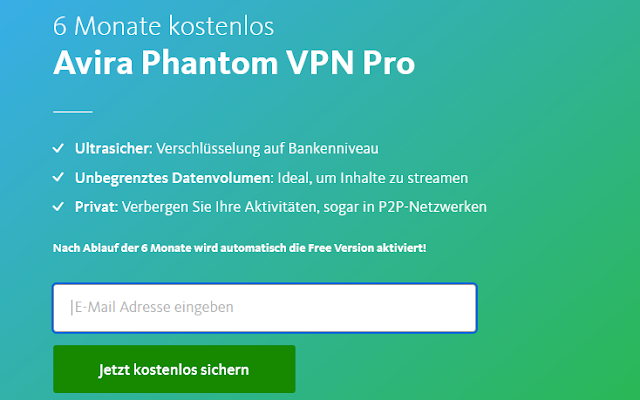 Avira phantom vpn license key