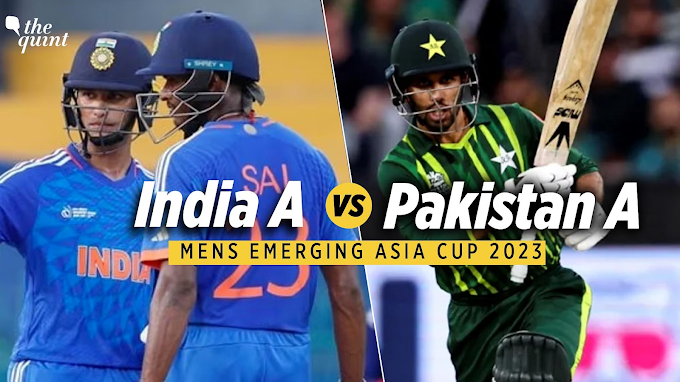 Pakistan Vs India emerging asia cup 2023