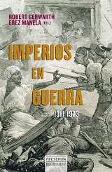 Imperios En Guerra 1911 1923 Coatur Erez Manela. Empires at War, 1911-1923 ofrece una nueva perspectiva sobre la historia de la Gran Guerra, mirando la guerra más allá de la línea de tiempo generalmente aceptada de 1914-1918, y como una guerra global entre imperios, en lugar de una guerra europea entre estados-nación. . El volumen expande la historia de la guerra tanto en el tiempo como en el espacio para incluir los conflictos violentos que precedieron y siguieron a la Primera Guerra Mundial, desde la invasión italiana de Libia en 1911 hasta la violencia masiva que siguió al colapso de los imperios otomano, ruso y austriaco. hasta 1923. Argumenta que el enfoque tradicional en el período comprendido entre agosto de 1914 y noviembre de 1918 tiene más sentido para las potencias victoriosas del frente occidental (especialmente Gran Bretaña y Francia) que para gran parte de Europa central y sudoriental o para aquellas tropas coloniales cuya desmovilización no comenzó en noviembre de 1918.  Clasificado como: Sociales; Historia