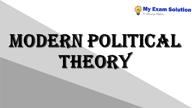 Modern political theory