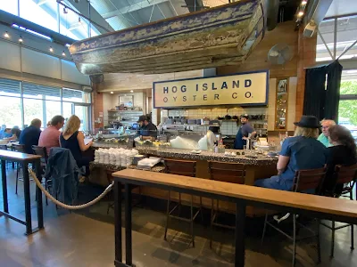 Hog island Oyster Co. at Oxbow Public Market in Napa, California