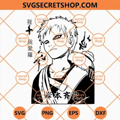 Gaara Kazekage SVG