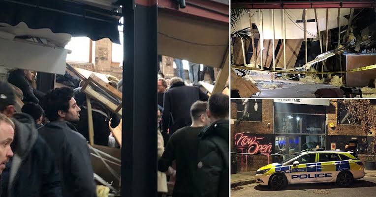 Thirteen People Were Hurt when The Floor Of A Hackney Wick Bar Collapsed.