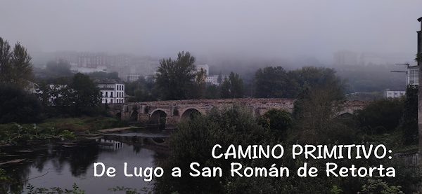 Lugo al amanecer. Camino Primitivo sola.