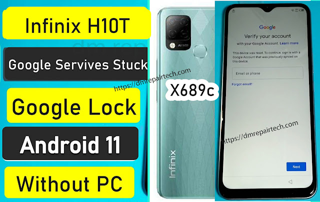 FRP Bypass Infinix Hot 10T (X698C) Android 11 Google Lock