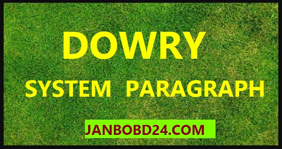 Dowry system paragraph