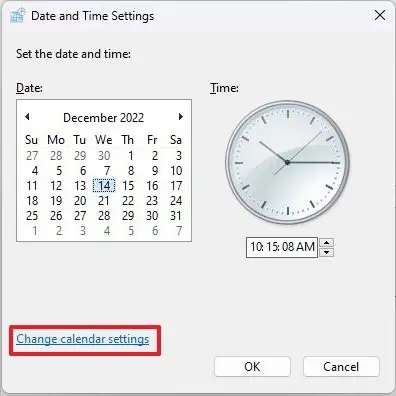 تغيير تنسيق الوقت والتاريخ في Windows 11