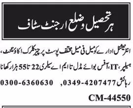 Jobs in international organization islamabad