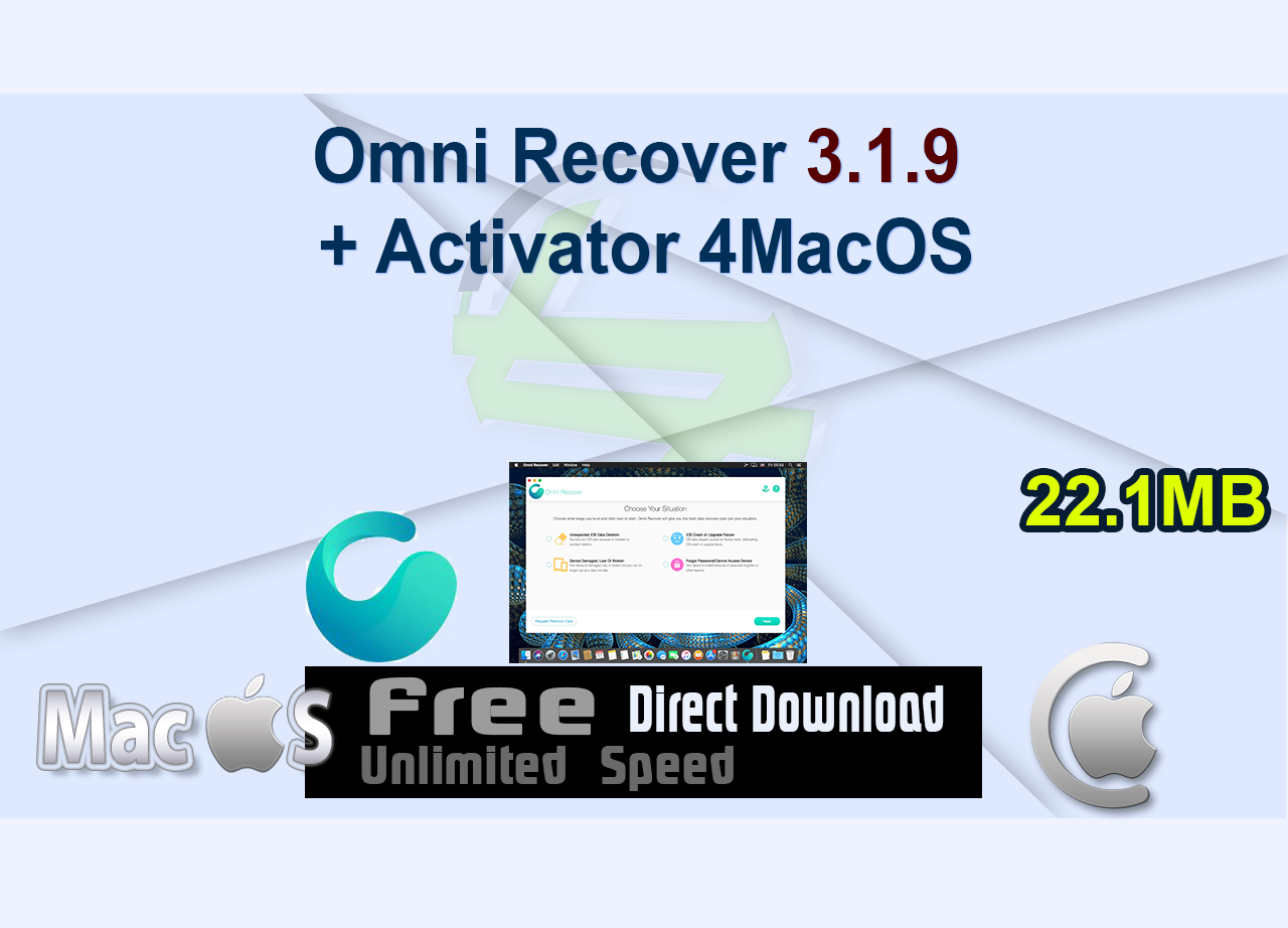 Omni Recover 3.1.9 + Activator 4MacOS
