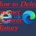 How to Delete Internet Explorer History?