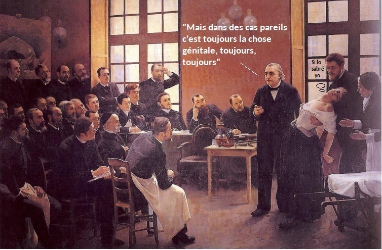 "PERO EN TALES CASOS SIEMPRE ES LA COSA GENITAL, SIEMPRE...SIEMPRE!"