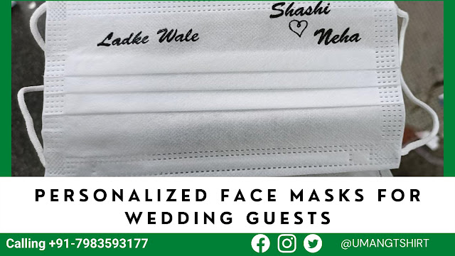 personalized face masks for wedding guests in bulk