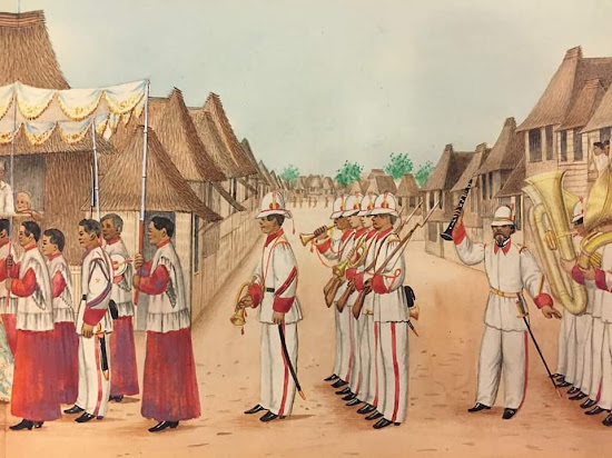 Holy Week Procession in the Philippines during the Spanish Period (from Luis Sorando Muzas)