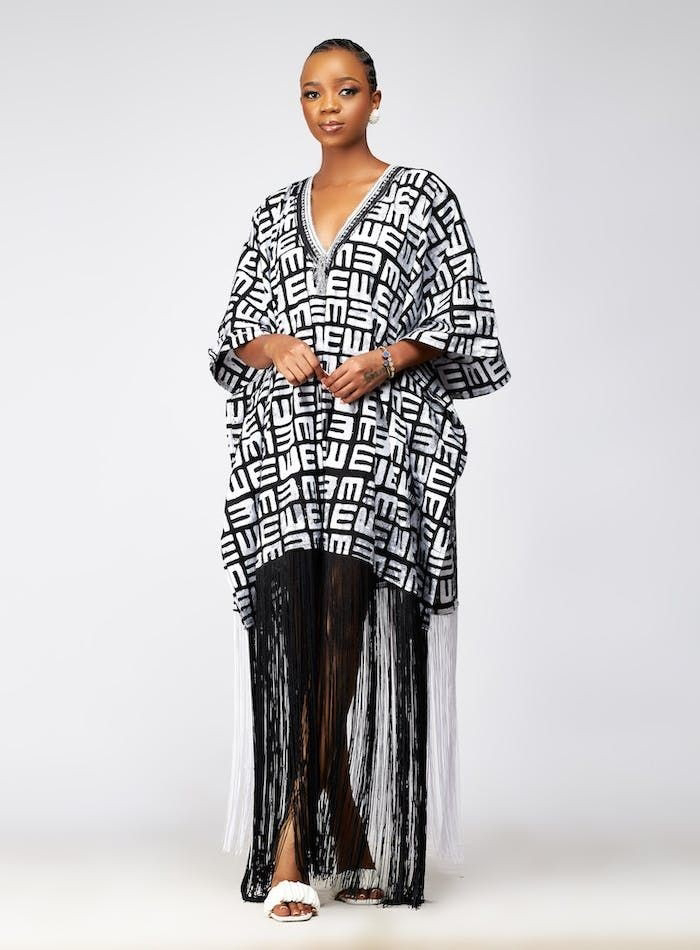 Fringed Bubu Kaftan Styles: For African Ladies To Love - ToskyFashion