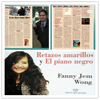 (2022) RECONOCIMIENTO DEL POEMARIO, “RETAZOS AMARILLOS Y EL PIANO NEGRO” DE FANNY JEM WONG.