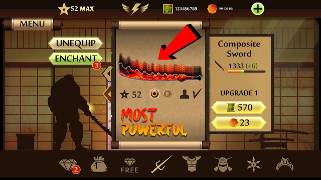 Shadow Fight 2 Mod Level Max 52 All Weapons Unlocked