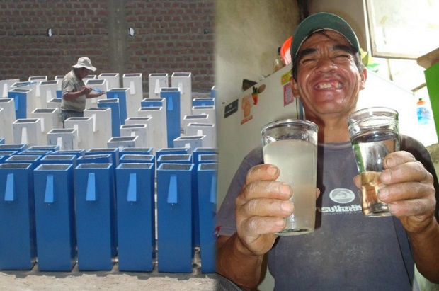 Creadores peruanos de purificador de agua elegidos en programa de aceleración tecnológica