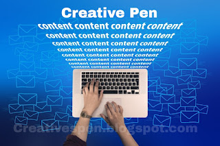 Content Writing  creative Pen