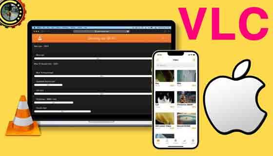 انقل الملف إلى تطبيق VLC iPhone أو iPad من جهاز Mac أو الكمبيوتر الشخصي