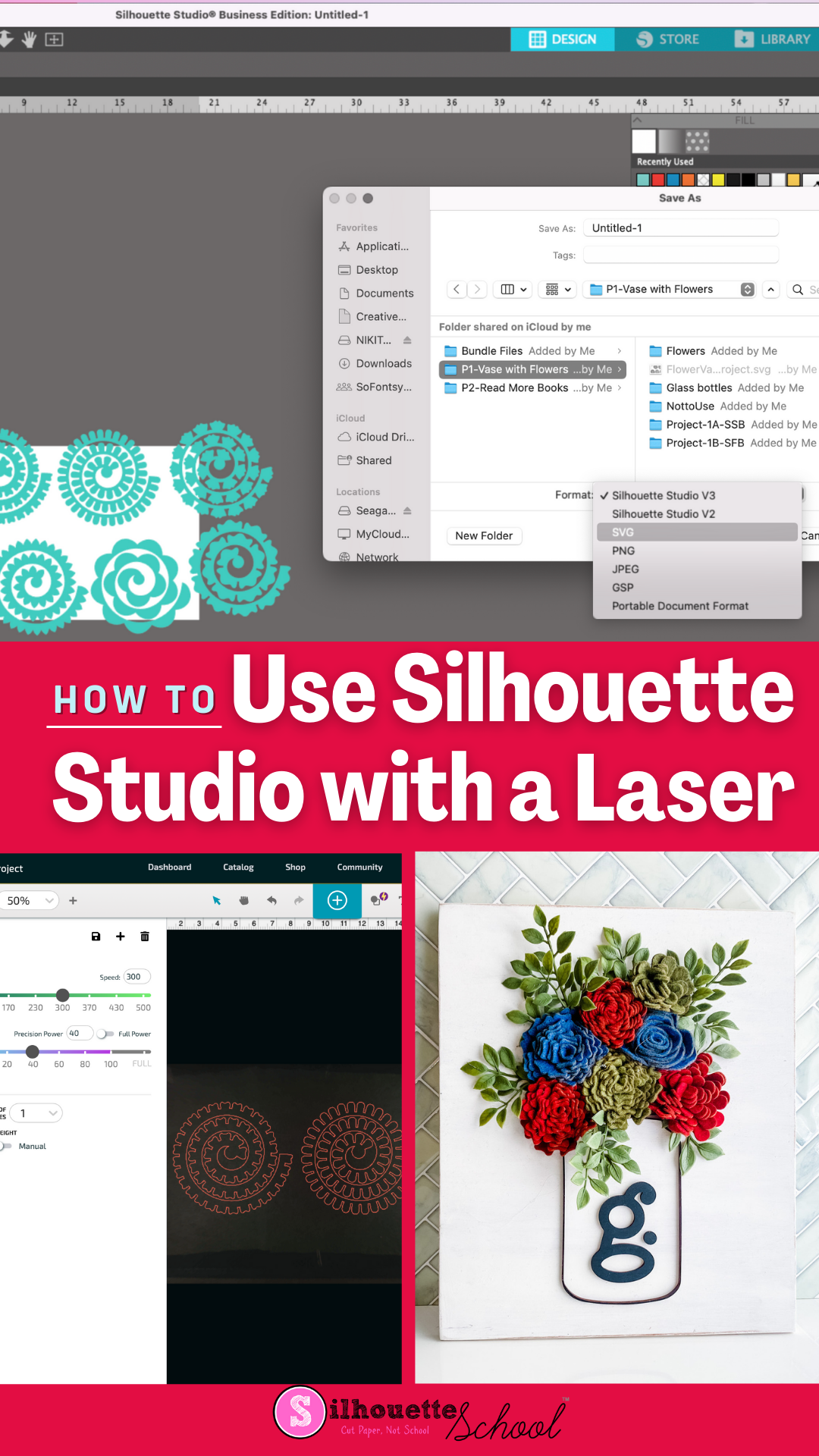 silhouette 101, silhouette america blog, laser cutter, laser cutter and silhouette, silhouette studio business edition