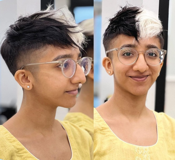 3. Funky Balayage Haircut for Girls: