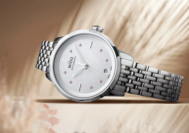 Mido Rainflower Automatic with Pink Sapphires ref. M043.207.11.011.00