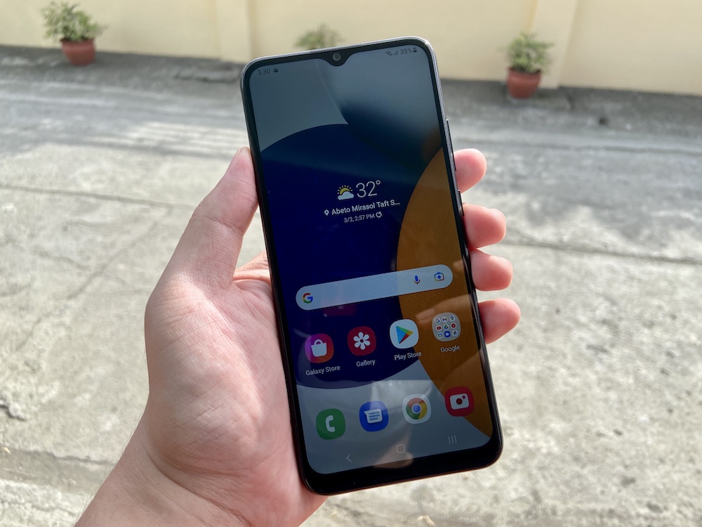 Samsung Galaxy A03 Under Direct Sunlight