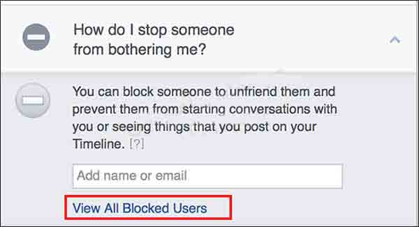 طريقة إلغاء الحظر لأي شخص على الفيس بوك للاندرويد