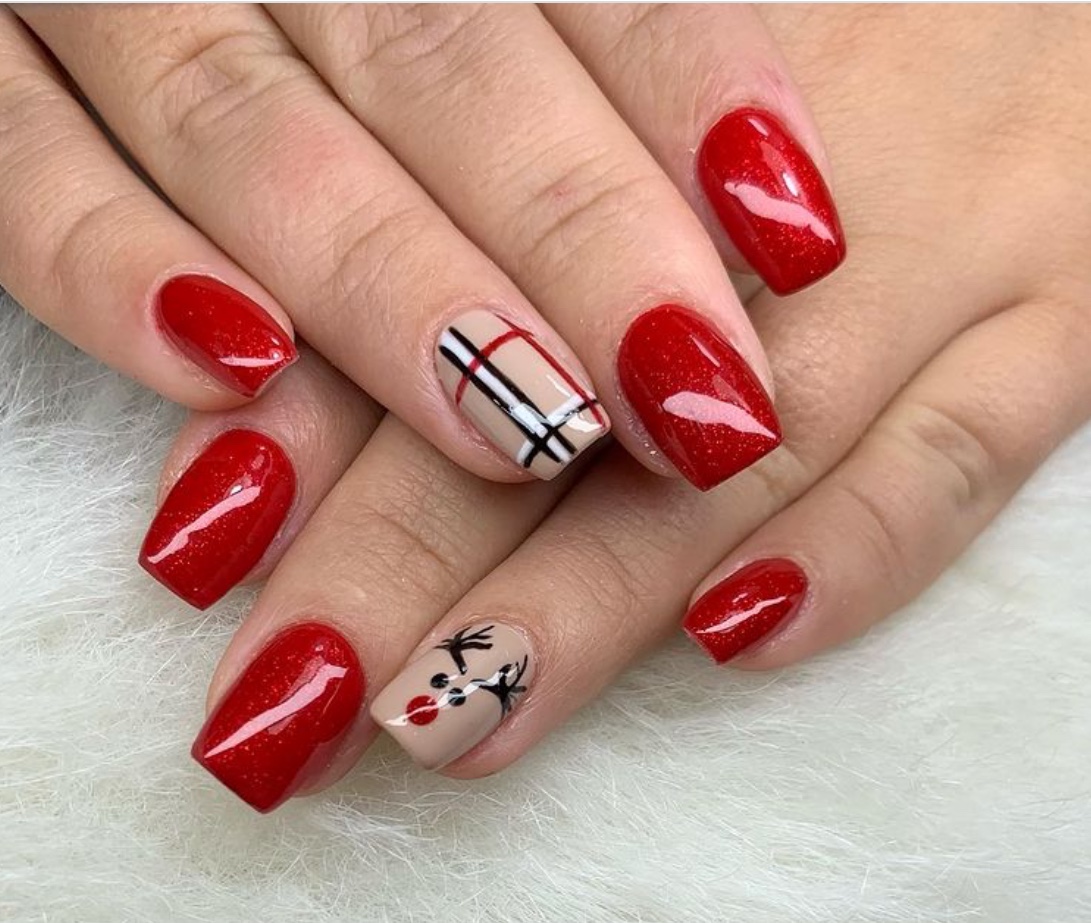 christmas nail art